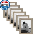 Designovation Kieva Solid Wood Picture Frame, Distressed Gray 8X10, Pack Of 6. Fixed Price $69.74.