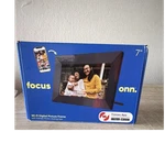 Onn. 7" Lcd Wi-fi Digital Photo Frame, Touchscreen, Frameo App, 16GB, Black. Fixed Price $23.03.