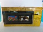 Dual 7" Screen Digital Picture Frame Decor. New.. Fixed Price $18.03.