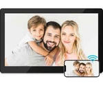 Brvatoe 15.6 Inch Wifi Digital Picture Frame, Ips Touch Screen Photo. Fixed Price $87.99.
