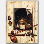 Gijsbrechts Vanitas Skull Memento Mori Baroque Trompe Loeil Old Master Art Print. Fixed Price $153.99.