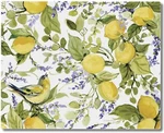Counterart Watercolor Lemons Tempered Glass Saver - 15" X 12". Fixed Price $25.99.