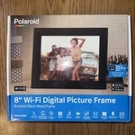 Polaroid 8 Wifi Digital Photo Frame Metal Black. Fixed Price $30.00.