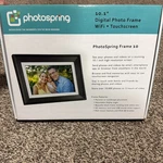 Photospring Classic Subscription Free 10IN Wifi Digital Picture Frame. Fixed Price $64.99.