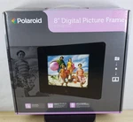 Polaroid Digital Picture Frame 8 Inch Electrical Plug Black -new Box. Fixed Price $59.26.