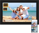 15.6" Digital Picture Frame, 64GB 1920 X 1080 Ips Touch Screen Electronic Photo. Fixed Price $175.99.