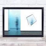 Hasty Visit Museum Movement Hurry Smak Gent Blue Motion Belgium Wall Art Print. Fixed Price $79.05.