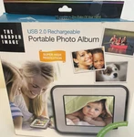 New The Sharper Image Usb 2.0 Rechargeable Portable Photo Album Box Opened By Me. Fixed Price $9.00.