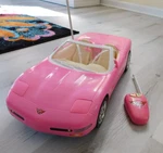 Barbie Remote Control Pink Corvette Convertible 2001 - Excellent Tested Nice. Fixed Price $69.95.