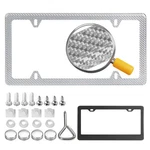 Dcrcfiber Real Carbon License Plate Frame, 100% Pure Fiber.... Fixed Price $47.99.