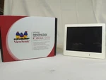 Viewsonic VFD820-70 8" Digital Photo Frame 800 X 600 White No Power Cord. Fixed Price $20.00.