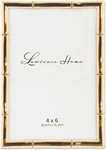 Lawrence 712246 4-INCH X 6-INCH Gold Metal Picture Frame With Bamboo Design. Fixed Price $43.13.