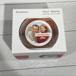 Brookstone Your World Talking Photo Ball Picture Frame New Box. Fixed Price $35.00.