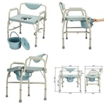 Portable Bedside Commode 3-IN-ONE Bedroom Toilet Safety Shower Transfer Chair. Fixed Price $99.99.