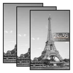 Upsimples Poster Frame Black Pack, Scratch-proof Picture 24X36,. Fixed Price $72.40.