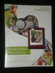 One World Essentials Digital Photo Frame Keychain Burgundy. Fixed Price $12.99.