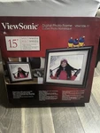 View Sonic 15"/ 38.1CM Digital Photo Frame Model #VS13967 VFM1536-11. Fixed Price $280.00.