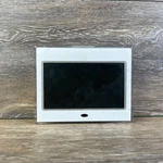 Edge PE204723 White 7" Digital Lcd Screen Display Picture Frame With Mp Player. Fixed Price $23.21.