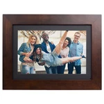 Brookstone Photoshare 10.1 Smart Digital Picture Frame Premium Espresso Wood. Fixed Price $95.89.