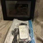 New Pandigital 7" Lcd Photo Frame Black. Fixed Price $14.99.