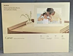 Aura 10" Carver Digital Photo Picture Frame, Salt AF903-WHT Factory Sealed. Fixed Price $99.25.