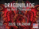 Calendar 2026 Dragonblade By Ruth Thompson Monthly Wall Calender. Fixed Price $17.99.