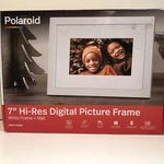 Polaroid PDFX-700W 7" Hi-res Digital Picture Frame White Mat 1024X600 Hd. Fixed Price $14.99.