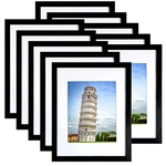 Seseat 11X14 Frame Set Of 10, Display Pictures 8X10 With Mat Or. Fixed Price $40.99.