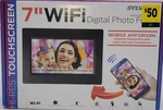 Nib Sylvania Wifi Inch Digital Photo Picture Frame Black SDPF7904-DG. Fixed Price $21.99.