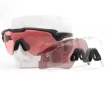 Oakley Ballistic Frame Alpha Sunglasses Matte Black Multi Lens Kit OO9296-2044. Fixed Price $265.00.