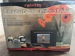 Nextar 5.6 Digital Photo Frame Use With Sd, Mmc Ms & Usb Black Woodgrain. Fixed Price $24.95.