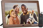 8" Digital Picture Frame - Ultra Clear Ips Screen, Remote Control, Wooden. Fixed Price $99.99.