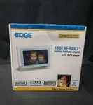 New Edge Hi-res 7 Digital Picture Frame W/ MP3 Player & Remote Unused Sealed. Fixed Price $17.24.