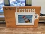 Skylight Frame 10" Touchscreen Digital Picture White 100DBT. Fixed Price $74.99.