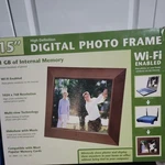 Digital Photo Frame With Wi-fi And 1GB Memory. Fixed Price $24.99.