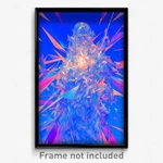 Art Poster - Digital Wire Frame Aurora (psychedelic Trippy Weird 11X17 Print). Fixed Price $24.99.