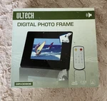 Ultech Portarretrato Digital Photo Frame Model DPH3080E (no Remote). Fixed Price $9.09.