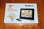 Sungale CD802 8-INCH Digital Photo Frame (black). Fixed Price $35.00.