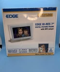 Brand New! Edge Hi-res 7 Digital Picture Frame W/ MP3 Player & Remote. Fixed Price $29.98.