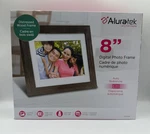 Aluratek 8 Distressed Wood Digital Photo Frame With Auto Slideshow New. Fixed Price $22.99.