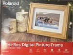 7" Digital Picture Frame With Mat Natural Wood - Polaroid. Fixed Price $26.99.