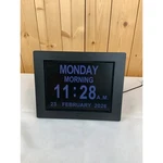 Sharper Image, Easy To Read Digital Clock, Black. Fixed Price $40.00.
