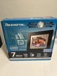 Pandigital Panimage 7" Photo Frame Remote 4000 Images Black Gold. Fixed Price $20.00.