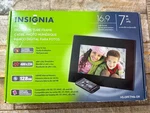 Insignia Digital Picture Frame Inch Screen Model NS-DPF7WA-09. Fixed Price $19.95.
