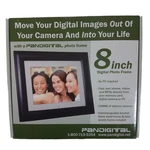 Pandigital DPF80-2 8" Photo Frame Beveled Black Wood Style New Old Stock. Fixed Price $25.75.