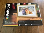 Polaroid 10" High Resolution Digital Brushed Gold Metal Picture Frame PDF-1050G. Fixed Price $34.99.