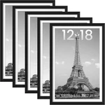 Upsimples Frame Set Of 5, Display Pictures 11X17 12X18, Black. Fixed Price $53.31.