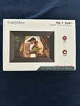 Smart Wi-fi Digital Photo Frame 10.1 Black By Yunqideer. Fixed Price $30.00.