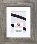 16X20 Inch Faux Gray Barnwood Frame For 11X14 Photos - Matted Design. Fixed Price $76.99.