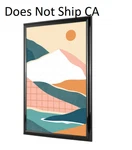 Mainstays 12X18 Rounded Black Poster Frame. Fixed Price $11.90.
